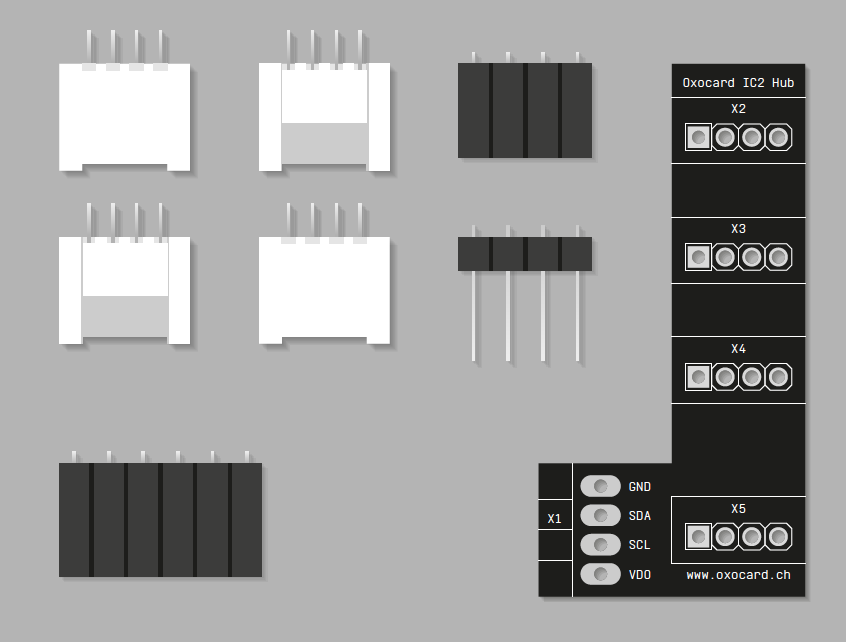 OXOCARD i2C-Hub-Erweiterungsport