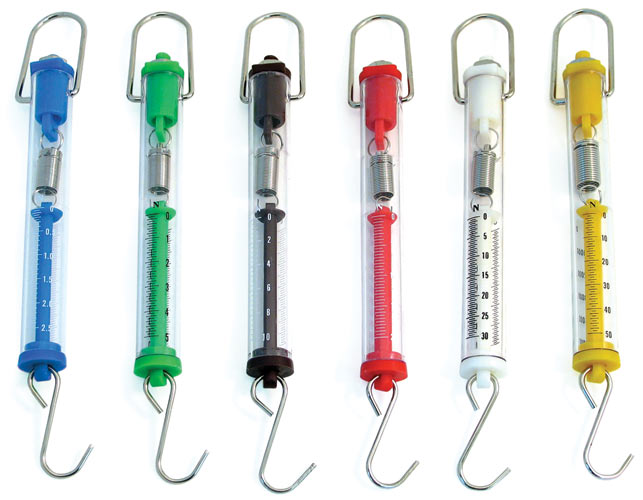 Kraftmesser mit Feder