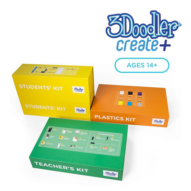 3Doodler EDU Create+ Learning Pack, 6 Pens