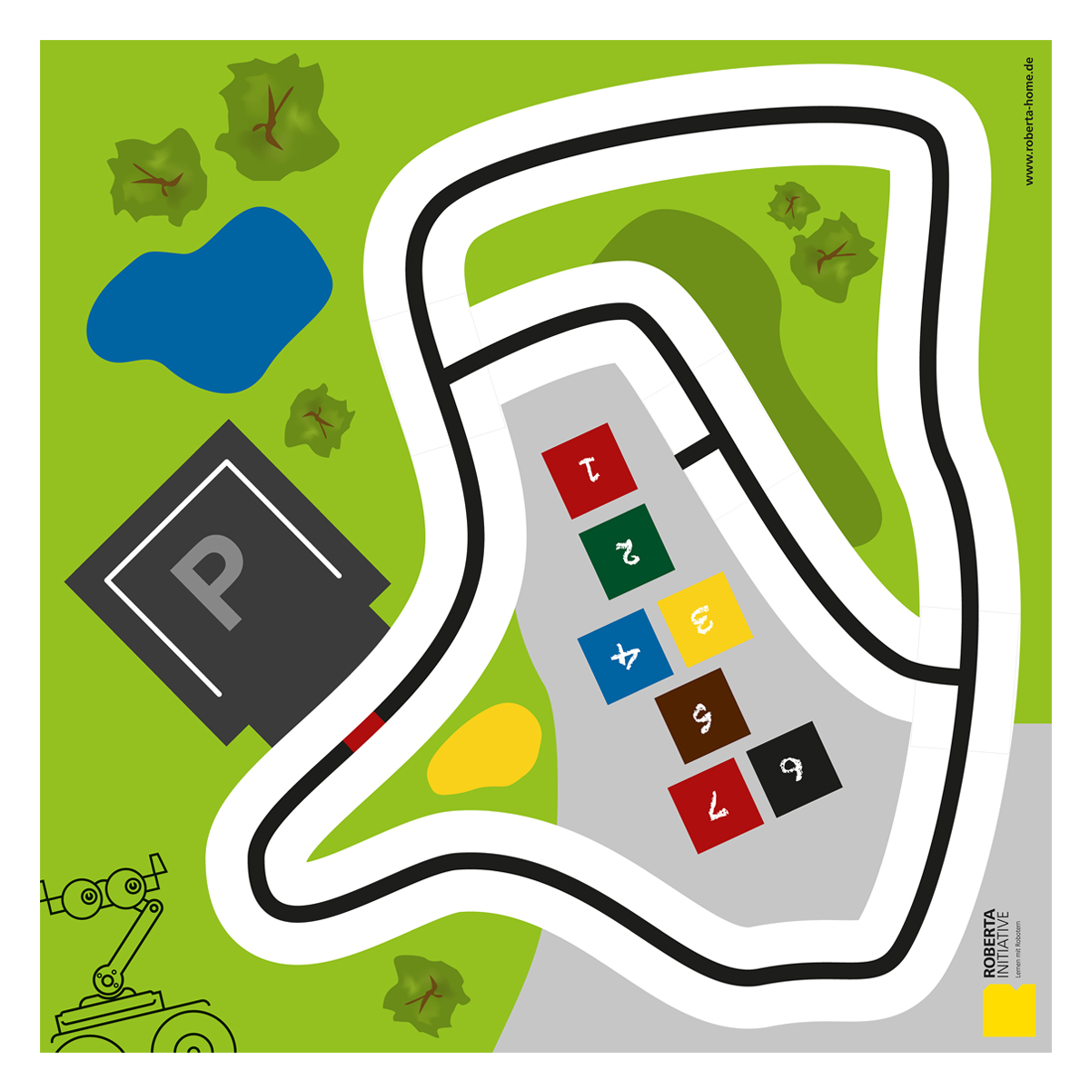 Roberta® Testparcours Strassenverkehr