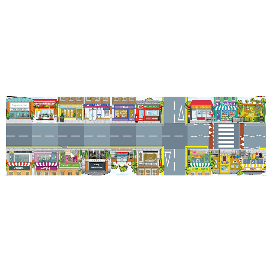 Bee-Bot Matte "Belebte Strasse"