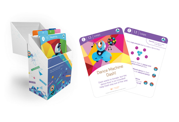 Cue Dash Dot Wonder Workshop Spielkarten Anleitungen