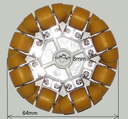 holonomic wheels  or omniwheels