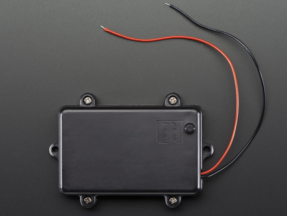 Wasserdichter 3x AA-Batteriehalter mit Ein/Aus-Schalter