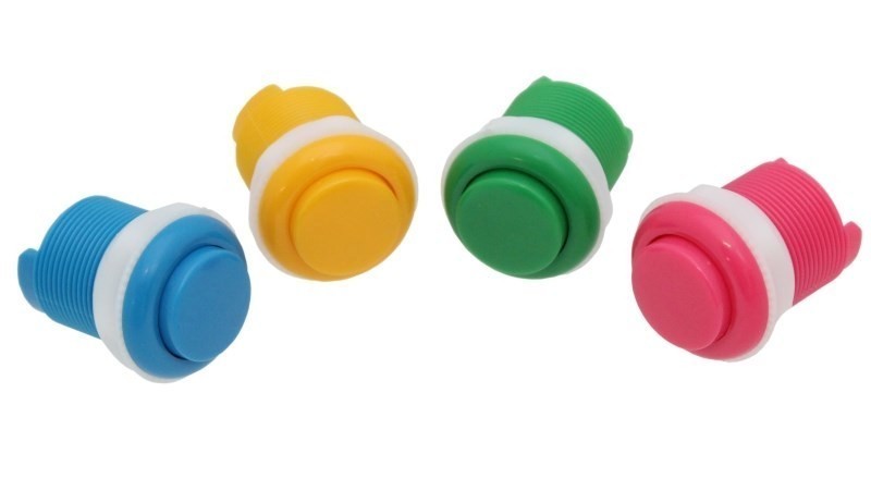 Arcade Push Button 33mm, colorful