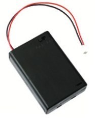 3x AA Battery Box with Switch and Connector