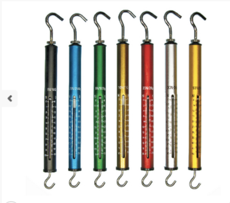 Federwaage aus Metall