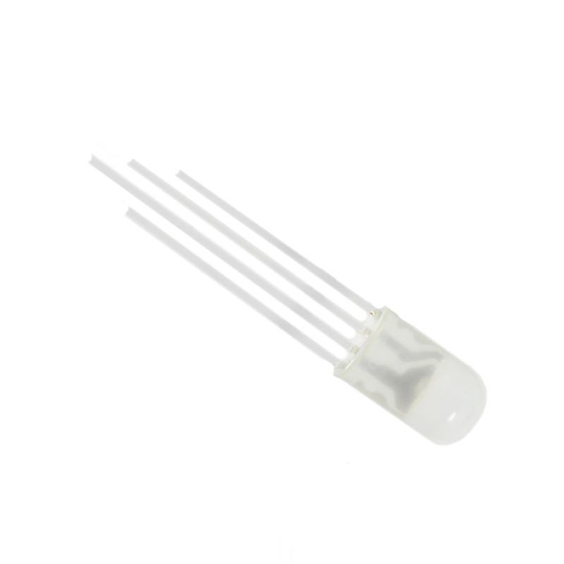 RGB 5mm Diffused LED - 60deg - 1000mCd - Cmn Cathode